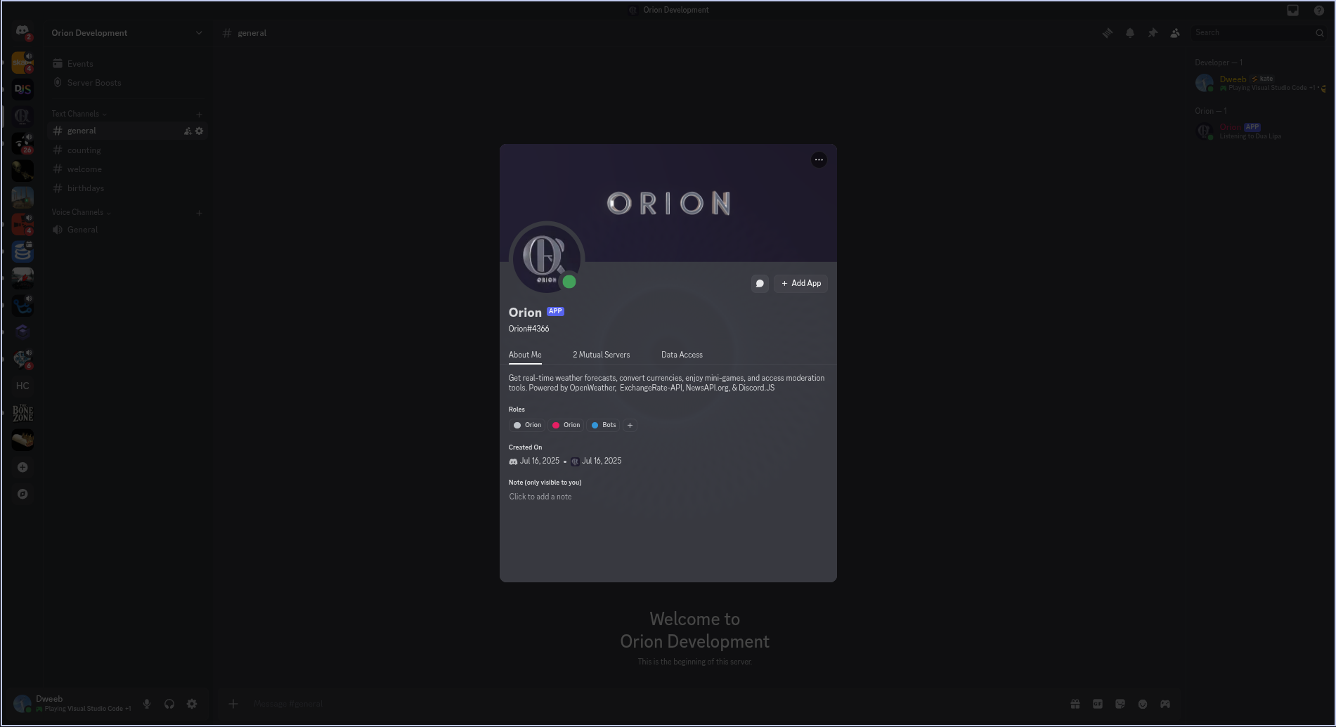 Orion Screenshot